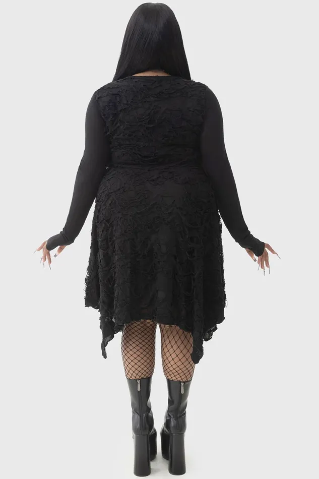 Women Mini Killstar Shadows Hymn Dress
