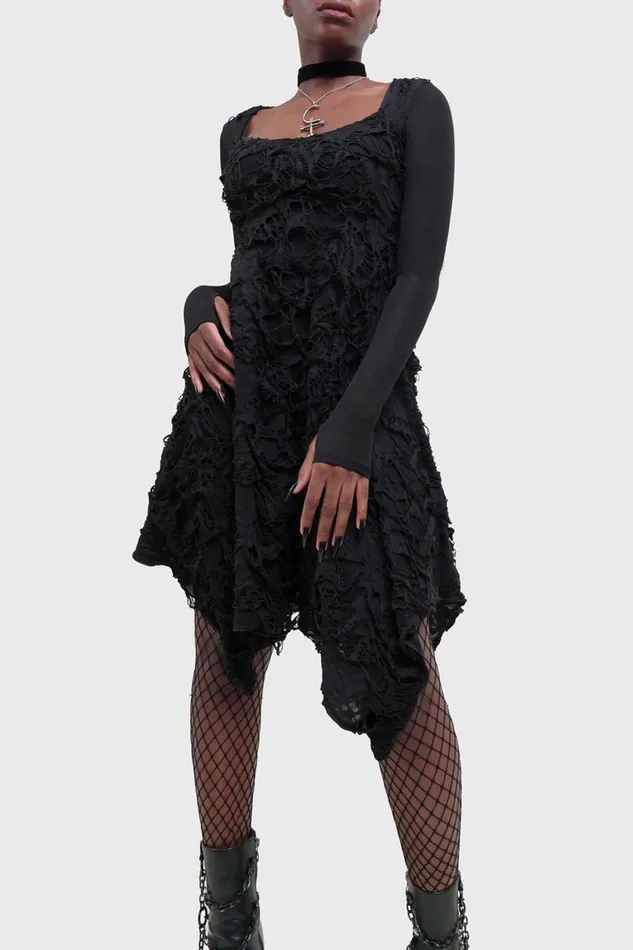Women Mini Killstar Shadows Hymn Dress