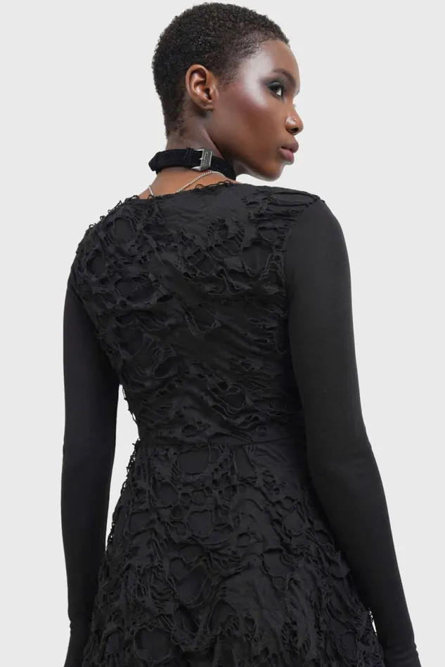 Women Mini Killstar Shadows Hymn Dress