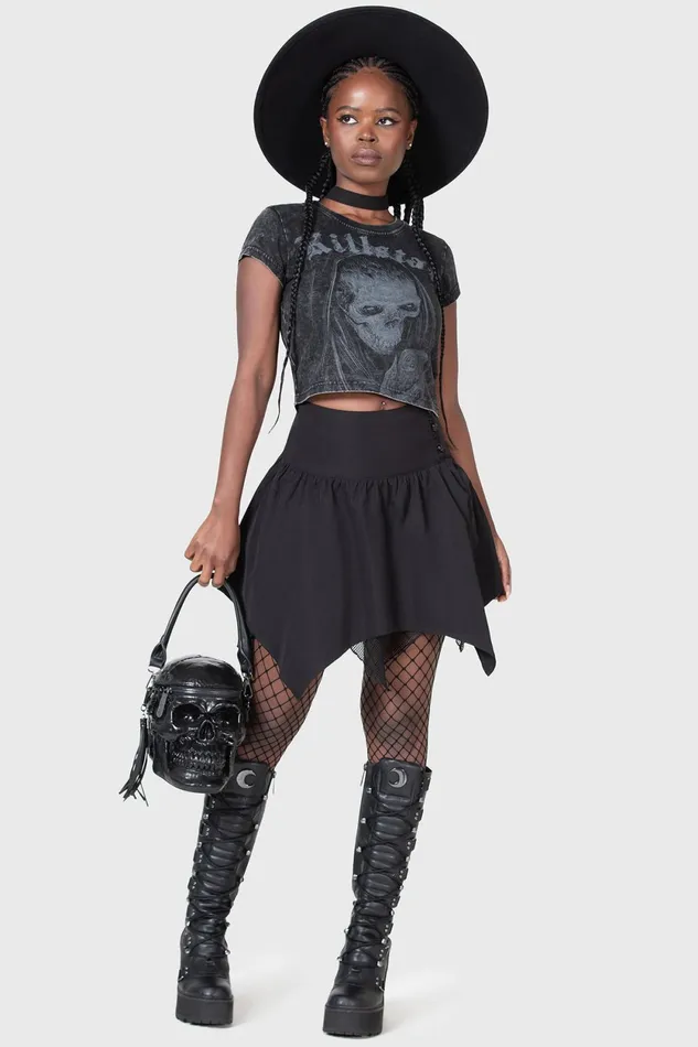 Women Mini Skirts Killstar Death Fairy Skirt
