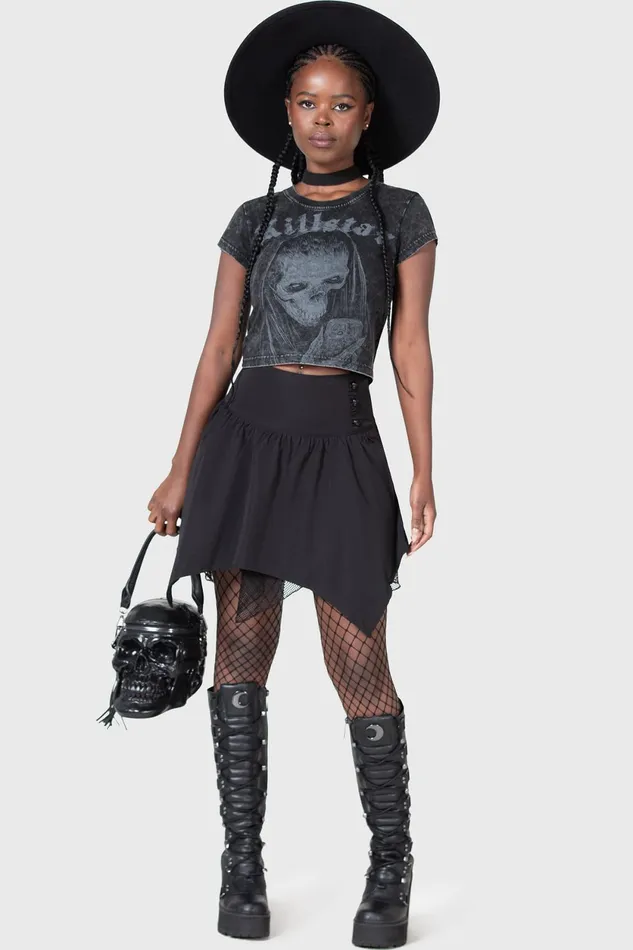 Women Mini Skirts Killstar Death Fairy Skirt