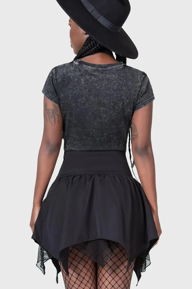Women Mini Skirts Killstar Death Fairy Skirt