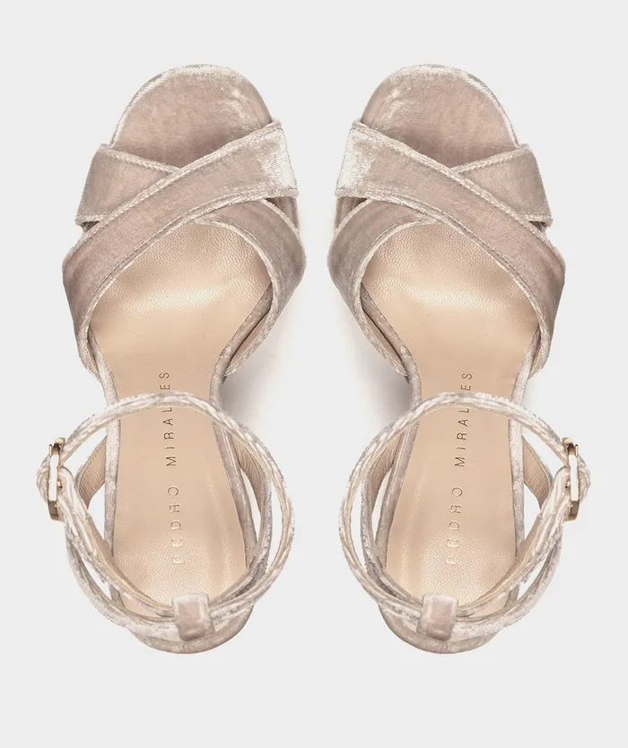 Women Montpellier Raw 8211 Heeled Sandals Pedro Miralles