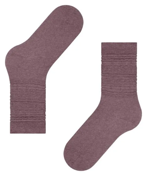 Women Monument Women Socks Dark Mauve FALKE Socks