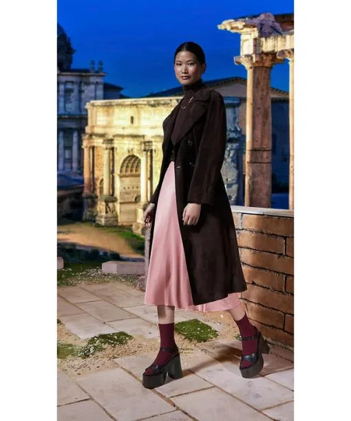Women Monument Women Socks Dark Mauve FALKE Socks