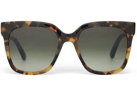 Women Natasha Blonde Tortoise 8211 Deep Olive Gradient TOMS Sunglasses