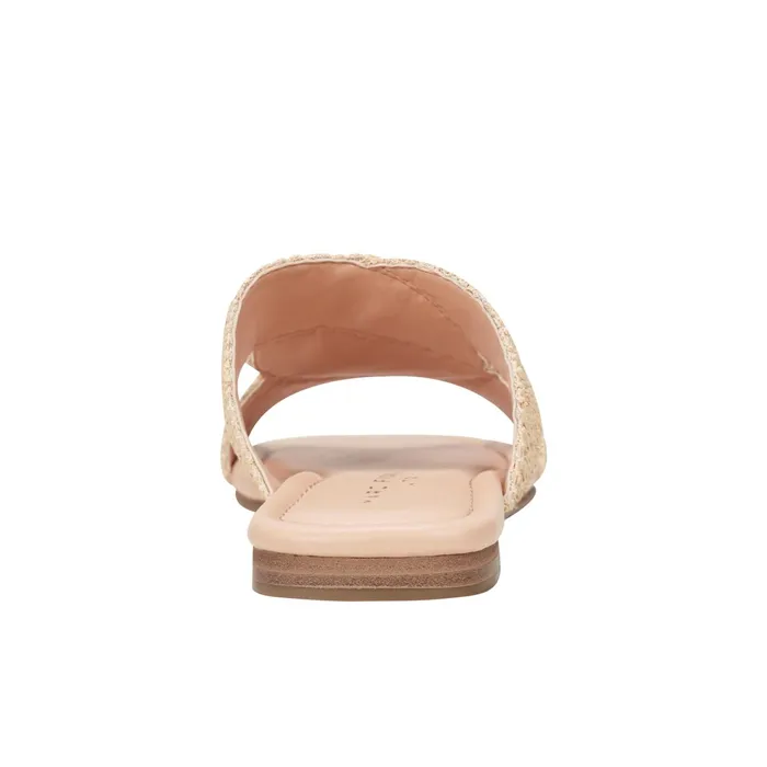 Women Navie Flat Sandal Natural Raffia Marc Fisher Sandals