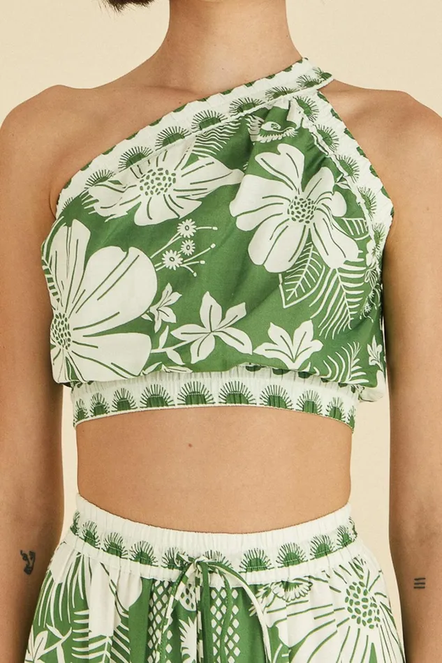 Women OffWhite Macaw Elegance Crop Top Macaw Elegance Offwhite FARM Rio Crop Tops Women OffWhite Macaw Elegance Crop Top Macaw Elegance Offwhite FARM Rio Crop Tops