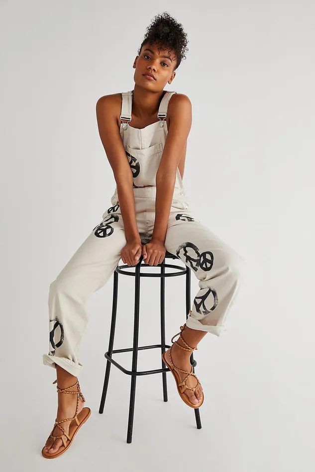 Women Overalls Free People Ziggy Harmony Overalls Off White