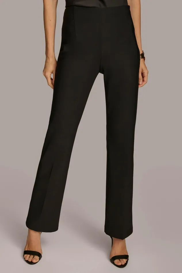 Women Pants Donna Karan PULL ON PANT Black