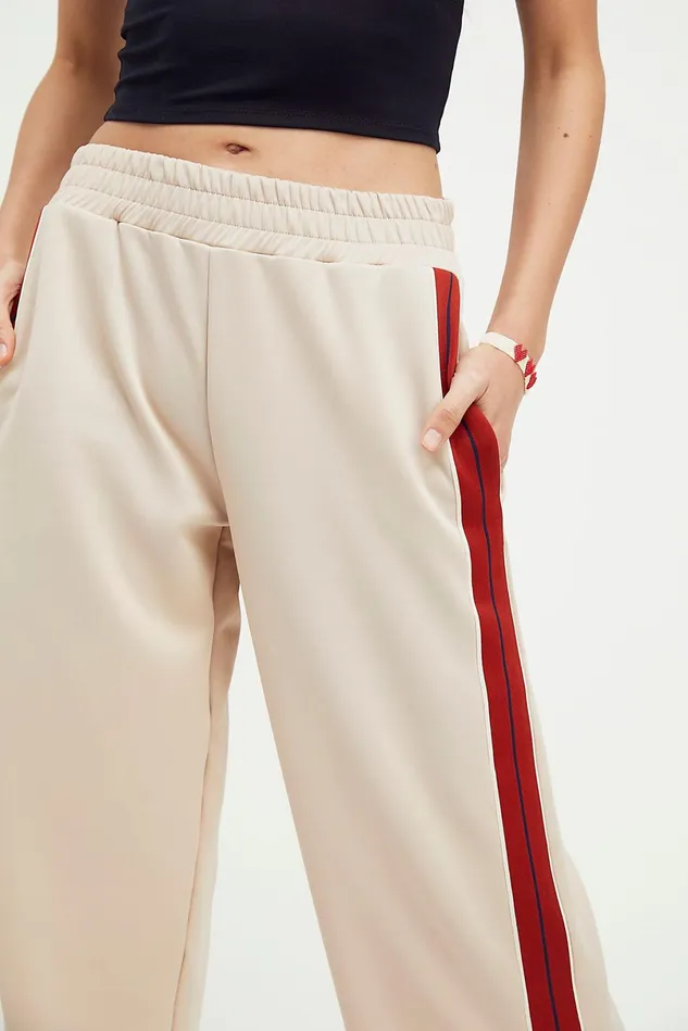 Women Pants Free People Sophie Track Pants Sand