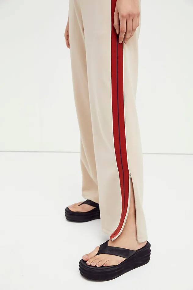Women Pants Free People Sophie Track Pants Sand