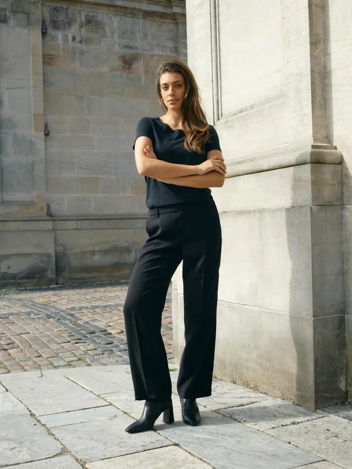 Women Pants MOS MOSH MMBai Leia Pant Black