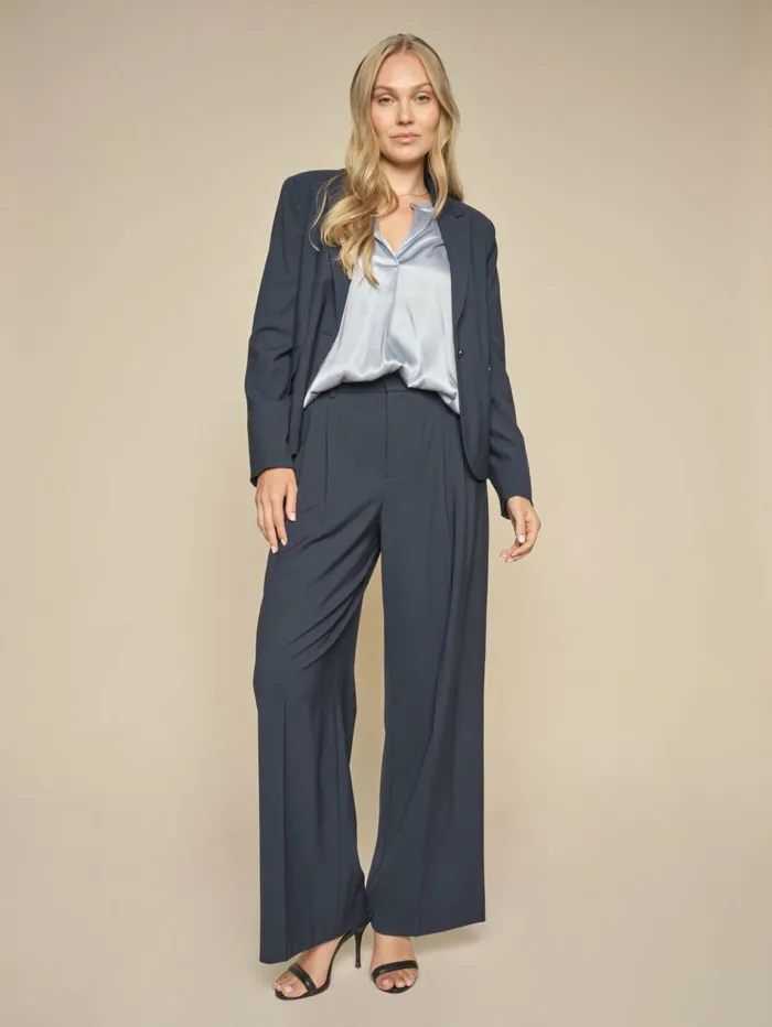 Women Pants MOS MOSH MMKay Piet Pant Salute Navy