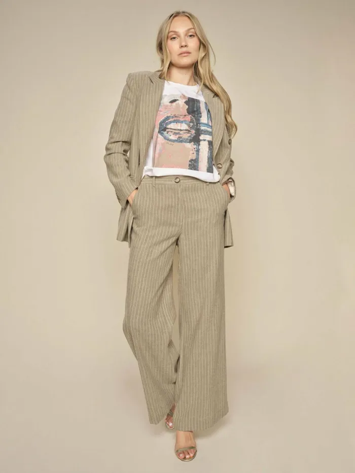 Women Pants MOS MOSH MMMaddie Enya Pant Rain Drum