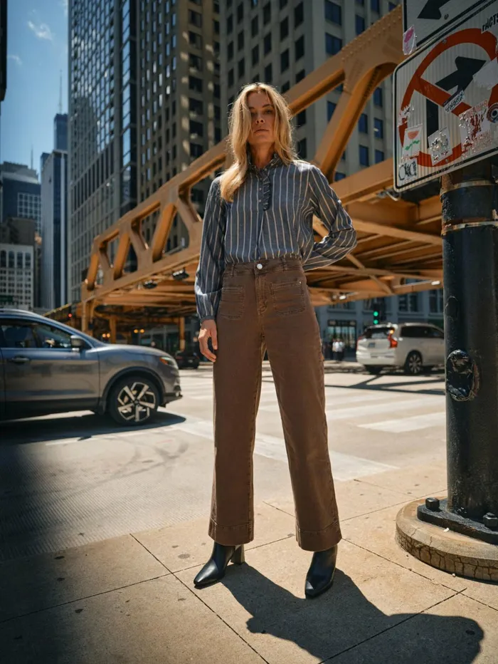 Women Pants MOS MOSH MMSoey Everton Pant Rain Drum