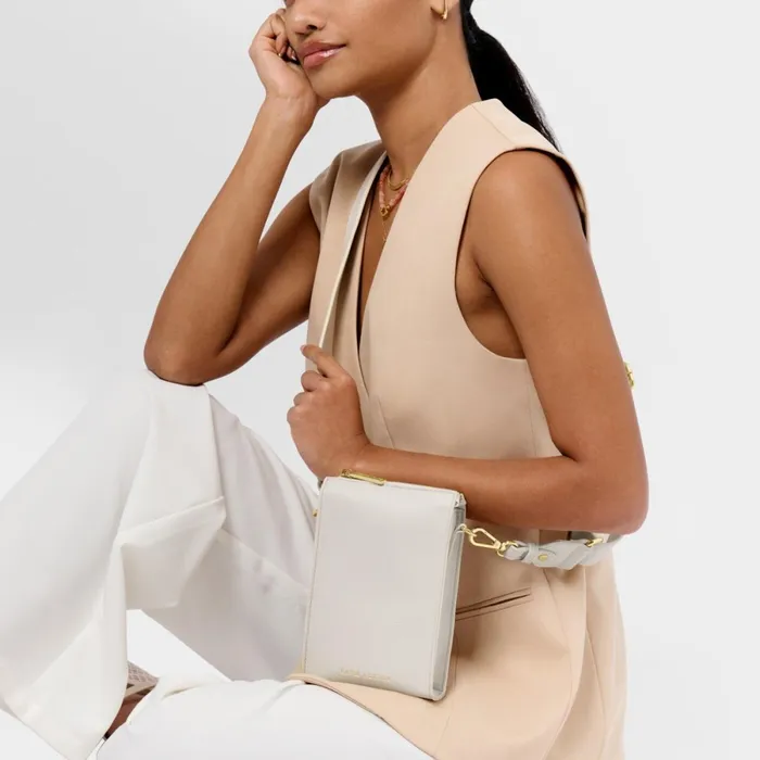 Women Phone Bags Katie Loxton Effie Slim Crossbody Bag In Off White 8211 Vegan Leather Women Phone Bags Katie Loxton Effie Slim Crossbody Bag In Off White 8211 Vegan Leather