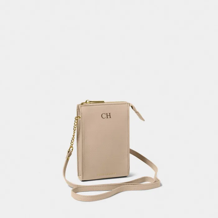 Women Phone Bags Katie Loxton Zana Slim Crossbody Bag 8211 Light Taupe