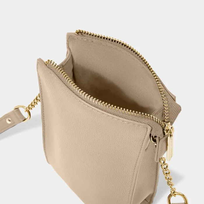 Women Phone Bags Katie Loxton Zana Slim Crossbody Bag 8211 Light Taupe