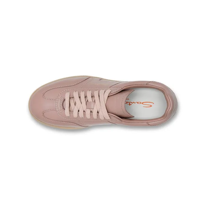 Women Pink Tumbled Leather Dbs Oly Sneaker Santoni Sneakers