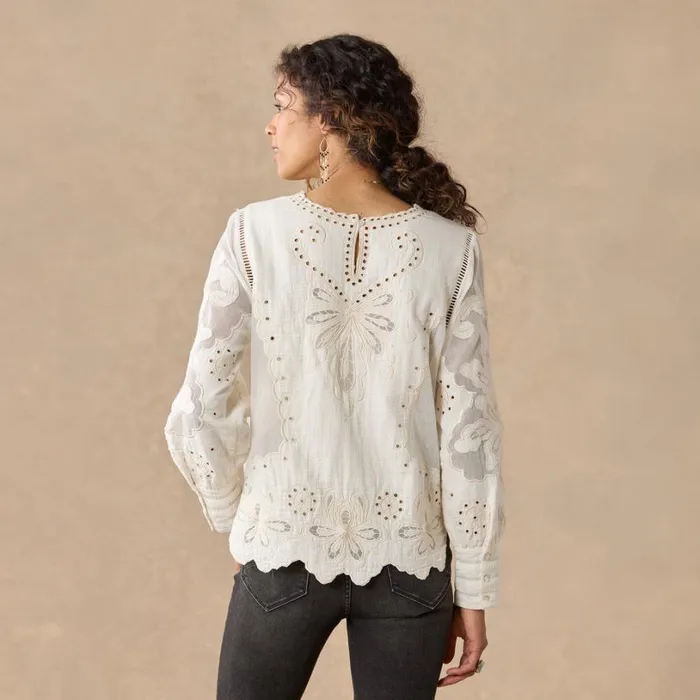 Women Reach For Beauty Top Marshmallow Sundance Catalog Tops Women Reach For Beauty Top Marshmallow Sundance Catalog Tops