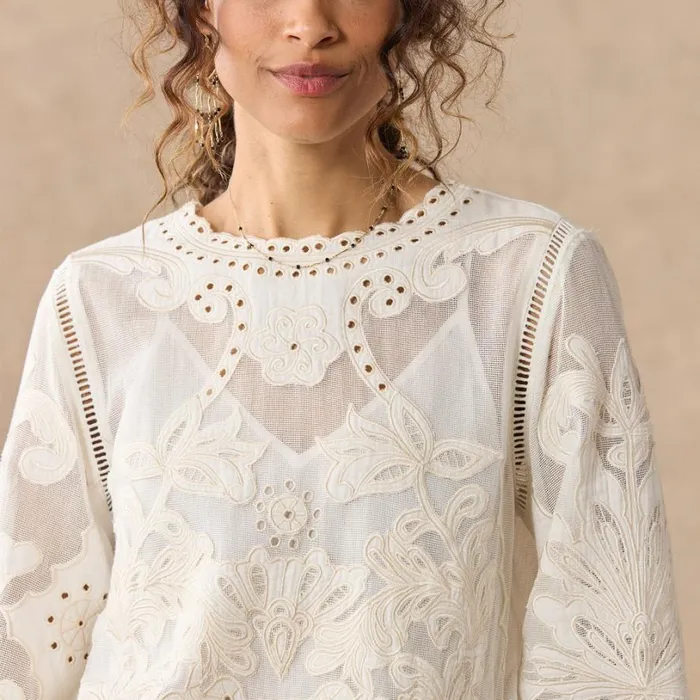 Women Reach For Beauty Top Marshmallow Sundance Catalog Tops Women Reach For Beauty Top Marshmallow Sundance Catalog Tops