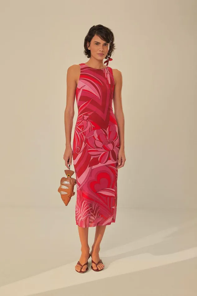 Women Red Endless Summer Tulle Midi Dress Endless Summer Red FARM Rio Midi Dresses Women Red Endless Summer Tulle Midi Dress Endless Summer Red FARM Rio Midi Dresses