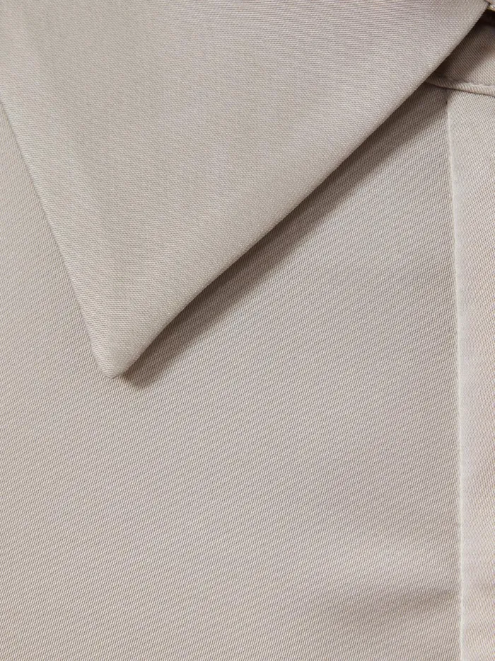 Women Reiss Blouses and Shirts Jasmine Fitted Layered Cuff Shirt Stone