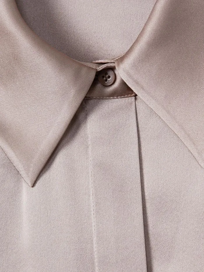 Women Reiss Blouses and Shirts Winnie Silk Relaxed Sleeve Blouse Champagne
