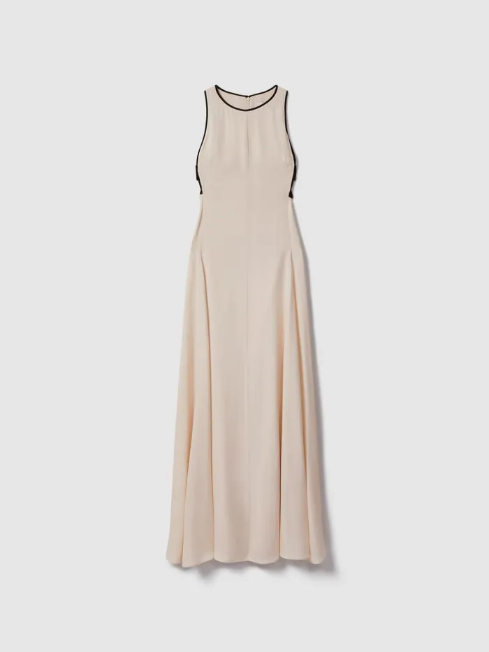 Women Reiss Dresses Darna CutOut Maxi Dress White
