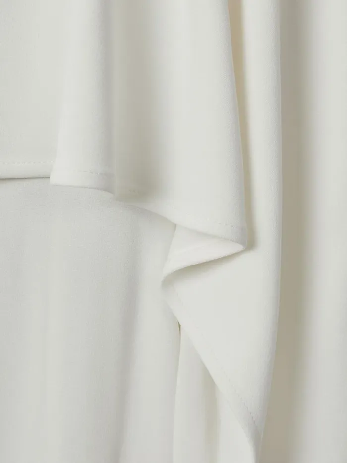 Women Reiss Jumpsuits and Playsuits April Drape Front Bridal Jumpsuit Ivory