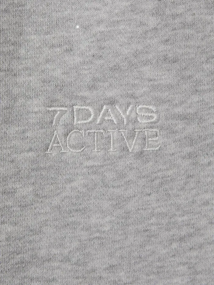 Women Reiss Pants Days Active Fitted Cotton Joggers Heather Grey