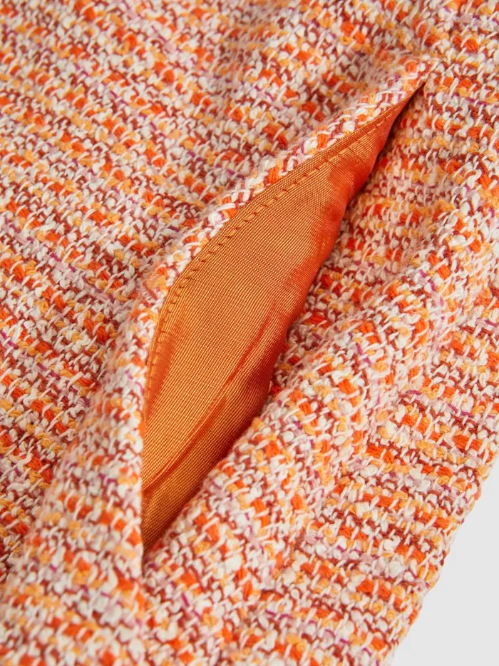 Women Reiss Shorts F1 Boucle Mini Skort Papaya