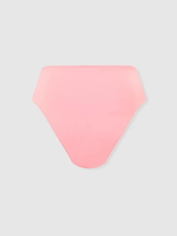 Women Reiss Swimwear Born High Rise Bikini Bottoms Pink