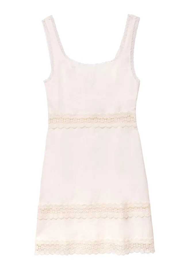 Women RIXO All Clothing Ronan Mini Dress Cream