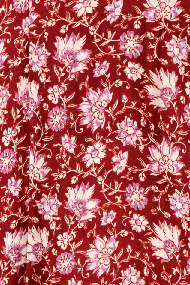 Women RIXO All Clothing Sandrine Midi Dress Jaipur Floral Red