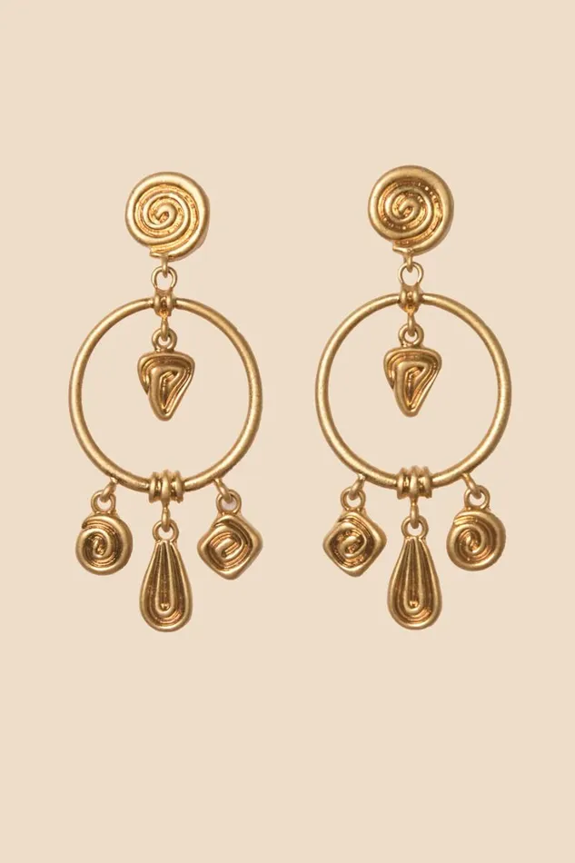 Women RIXO All Occasion Thome Earrings Gold