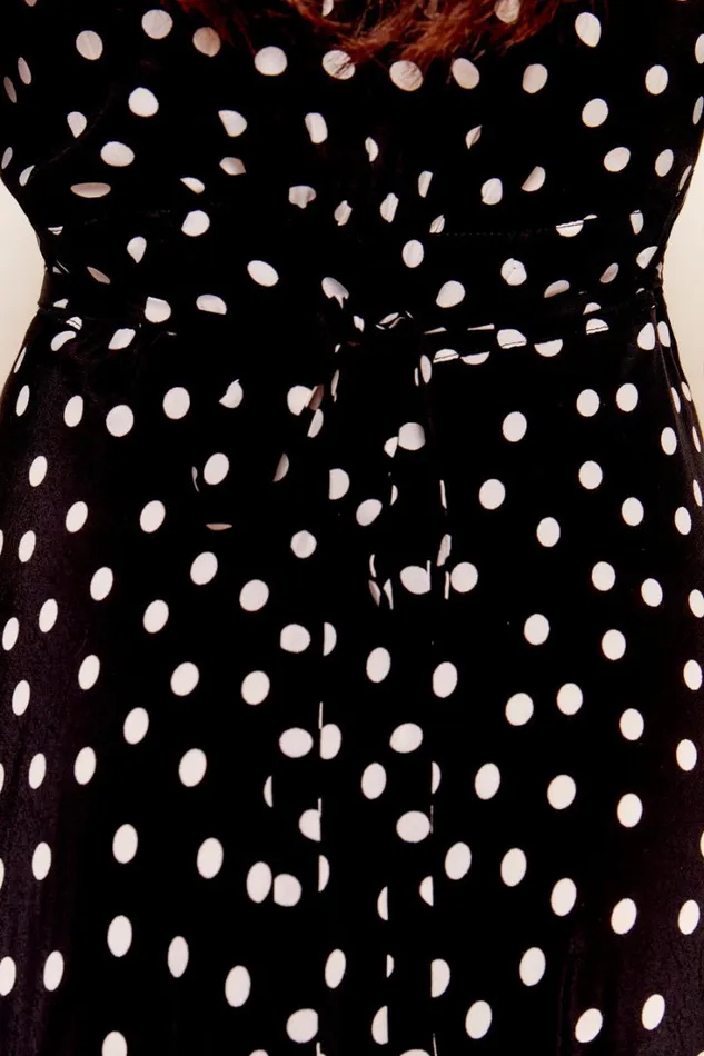 Women RIXO Extended Sizing Juniper Midi Dress Bohemia Spot Navy
