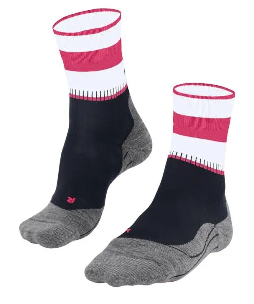 Women RU4 Endurance Women Running Socks Black FALKE Running Socks
