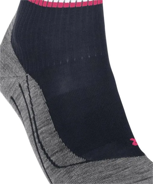 Women RU4 Endurance Women Running Socks Black FALKE Running Socks
