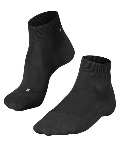 Women RU4 Light Performance Short Women Running Socks Black FALKE Running Socks