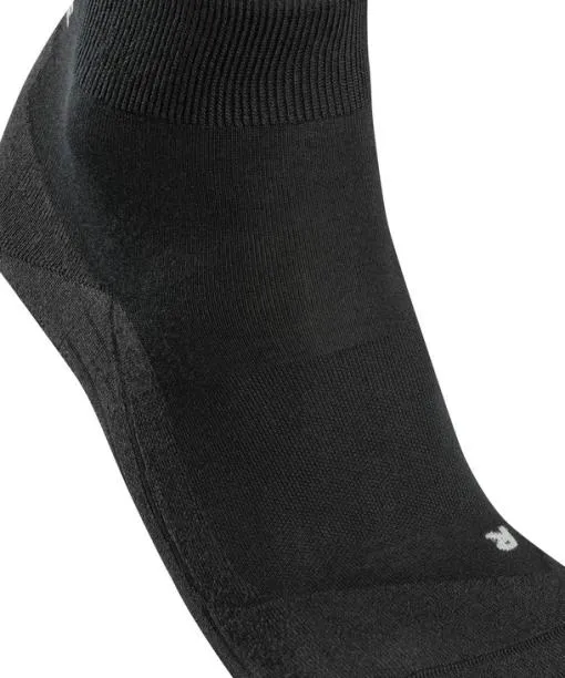 Women RU4 Light Performance Short Women Running Socks Black FALKE Running Socks