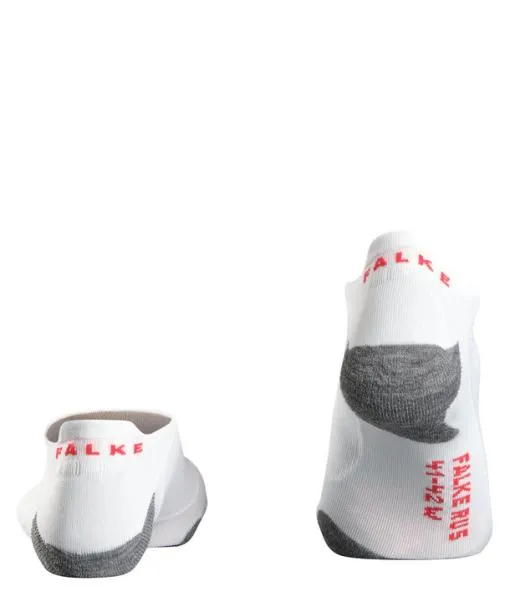 Women RU5 Race Invisible Women Running No Show Socks White FALKE Running Socks