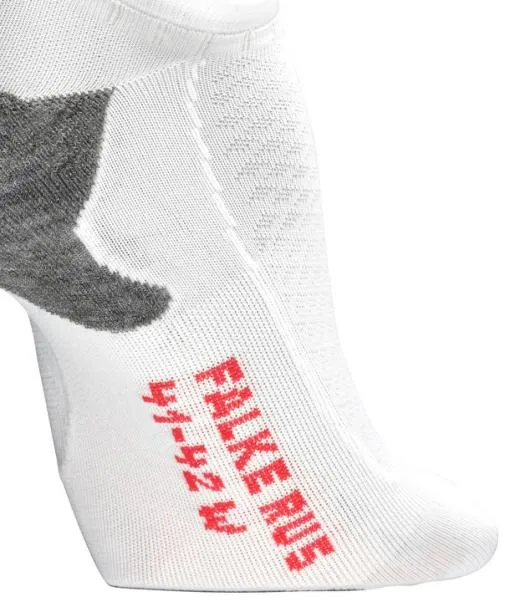 Women RU5 Race Invisible Women Running No Show Socks White FALKE Running Socks