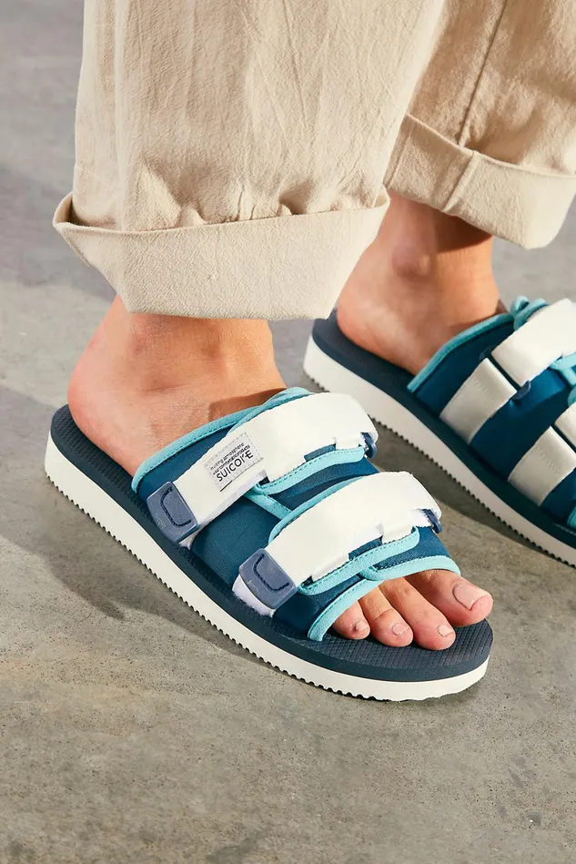 Women Sandals Free People Suicoke Motocab Sandals Blue Navy