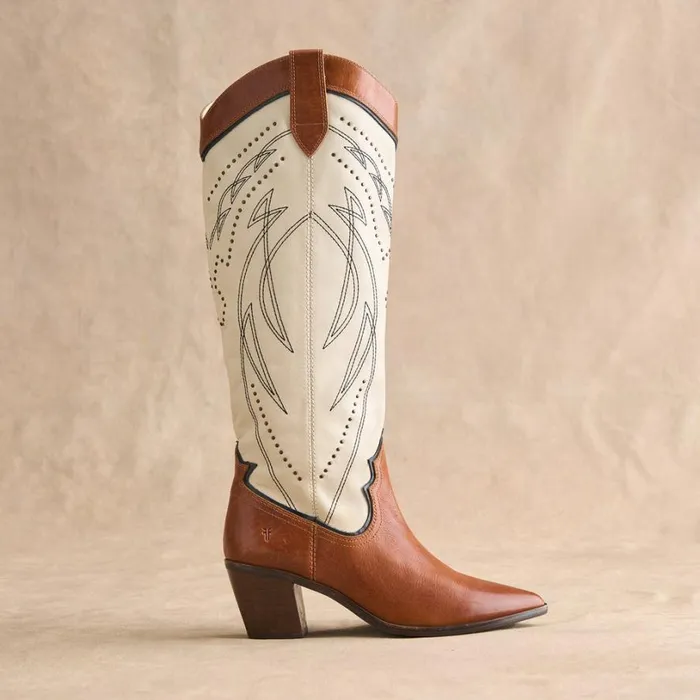 Women Sara Studded Boots Ivory Multi Sundance Catalog Boots