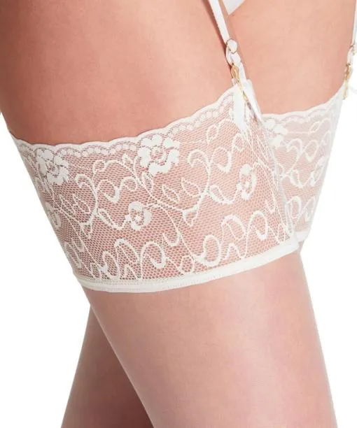 Women Seidenglatt 15 DEN Women Stockings Off FALKE Thigh Highs