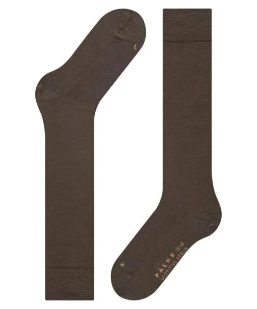 Women Sensitive Berlin Women Kneehigh Socks Dark Brown FALKE Functionals