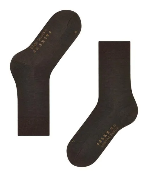 Women Sensitive Berlin Women Socks Dark Brown FALKE Functionals