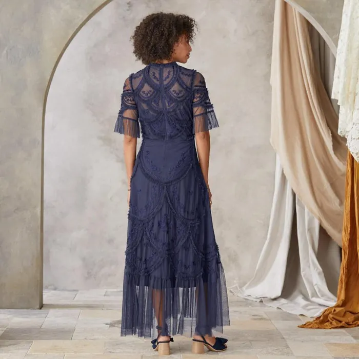 Women Shantel Dress Navy Sundance Catalog Dresses and Jumpsuits Women Shantel Dress Navy Sundance Catalog Dresses and Jumpsuits